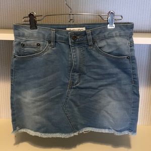 Cute Mini Denim Skirt